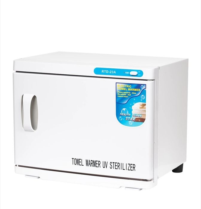 Sterilizator si incalzitor de prosoape cu doua compartimente