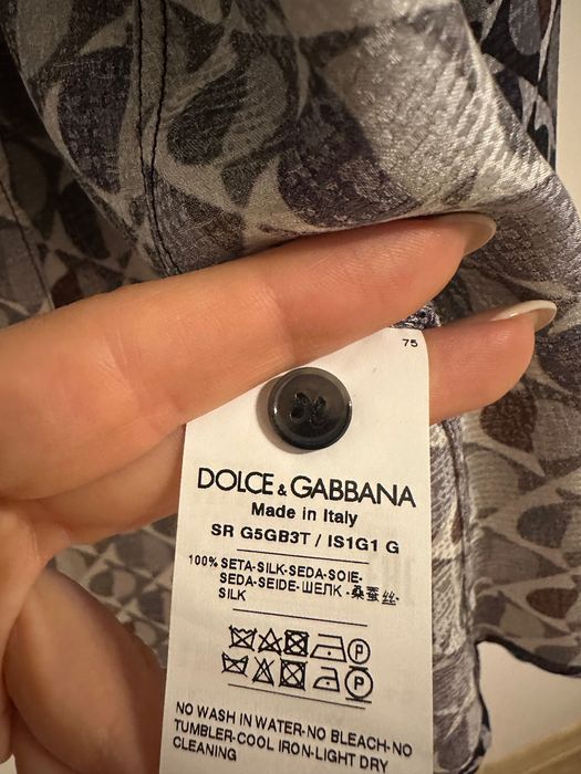 Копринена риза DOLCE & GABBANA