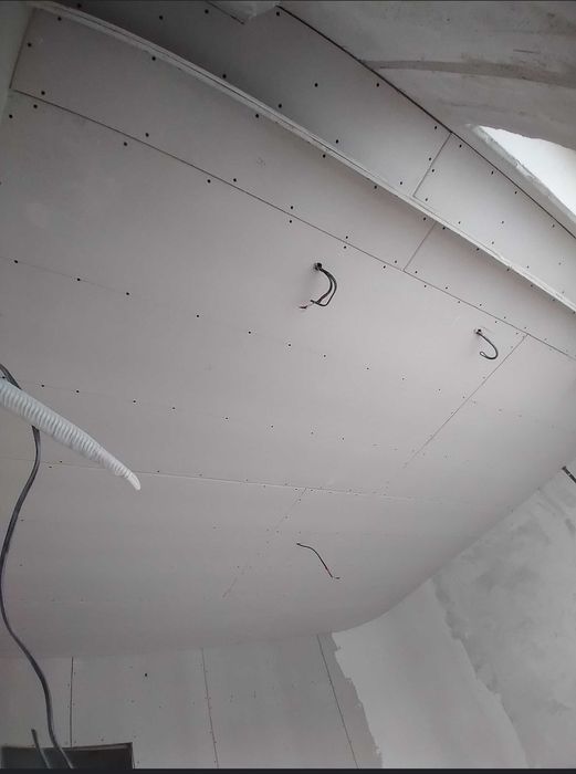 Гипсокартонные работы Гипсокартон қызметі