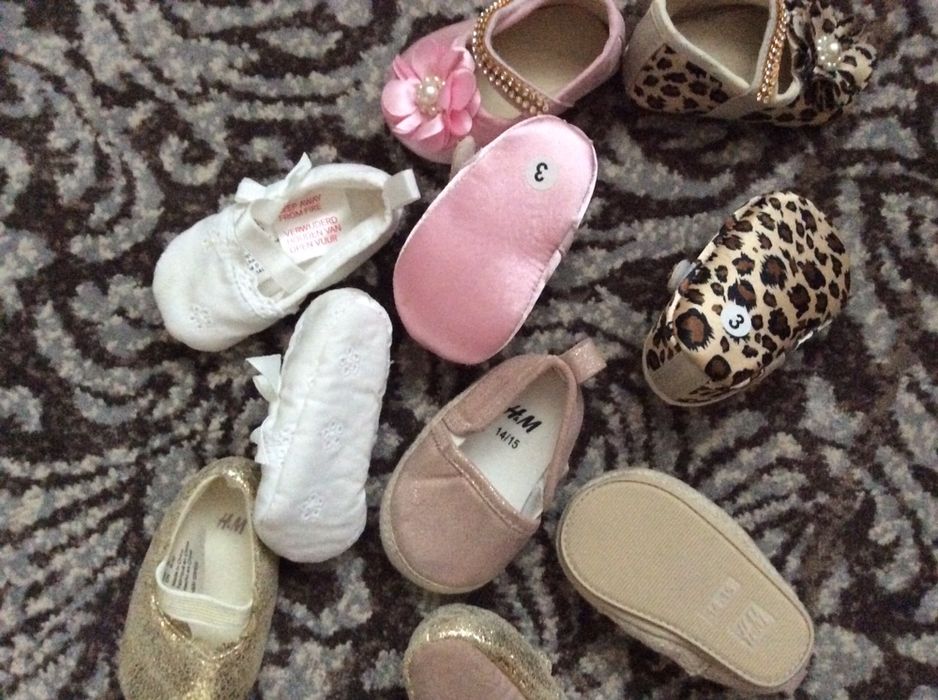 H&m pantofi botosei bebelus fata