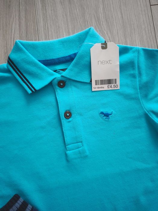 Чисто нова тениска Next момче 12-18 месеца