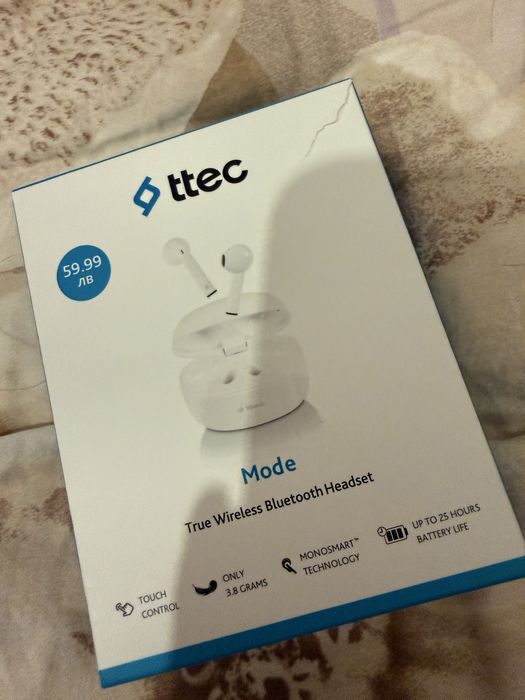 Безжични Bluetooth слушалки TTEC Mode – нови