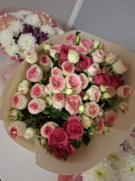 Букет цветов разные