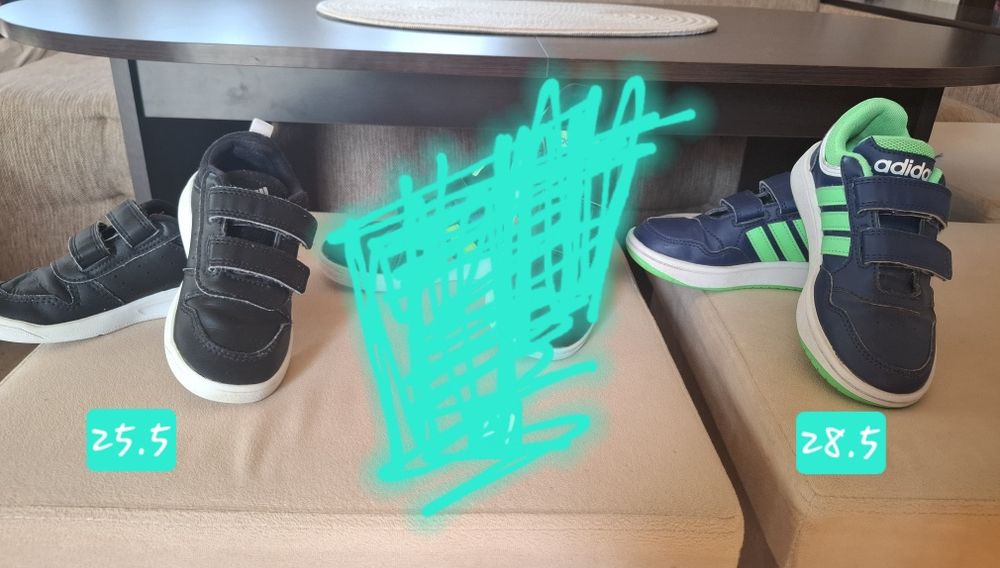 Продавам маратонки на Адидас/ Adidas за момче - 25 и 28 номер