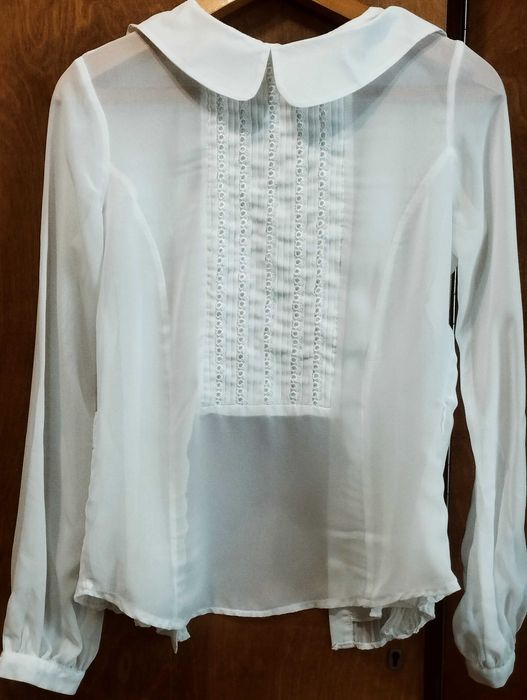 Белая блузка / maktab o'quvchilari va talabalar uchun oq ko'ylak