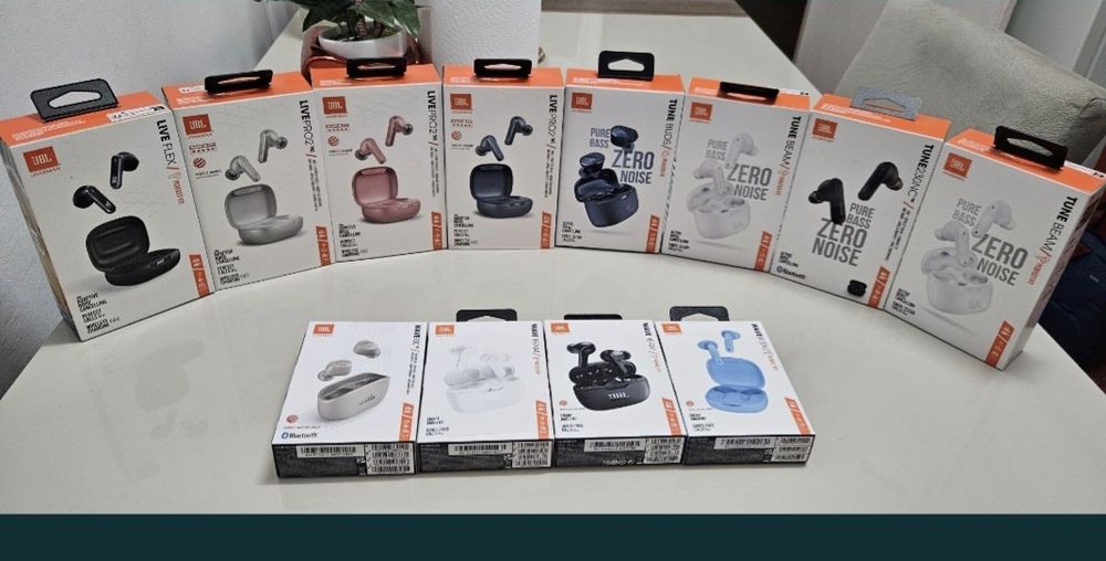 Casti audio wireless in-ear JBL Live Flex,Spatial Sound,Signature, Noi