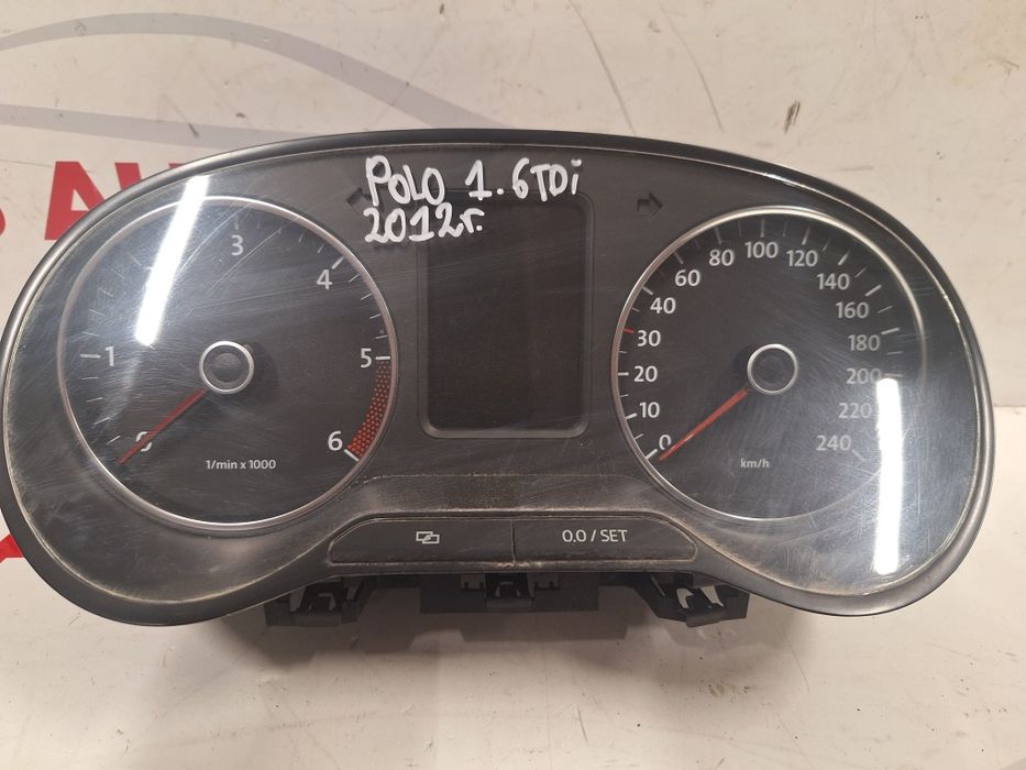 Километраж Vw Polo 1.6TDI / Фолксваген Поло 1.6ТДИ 2012г.