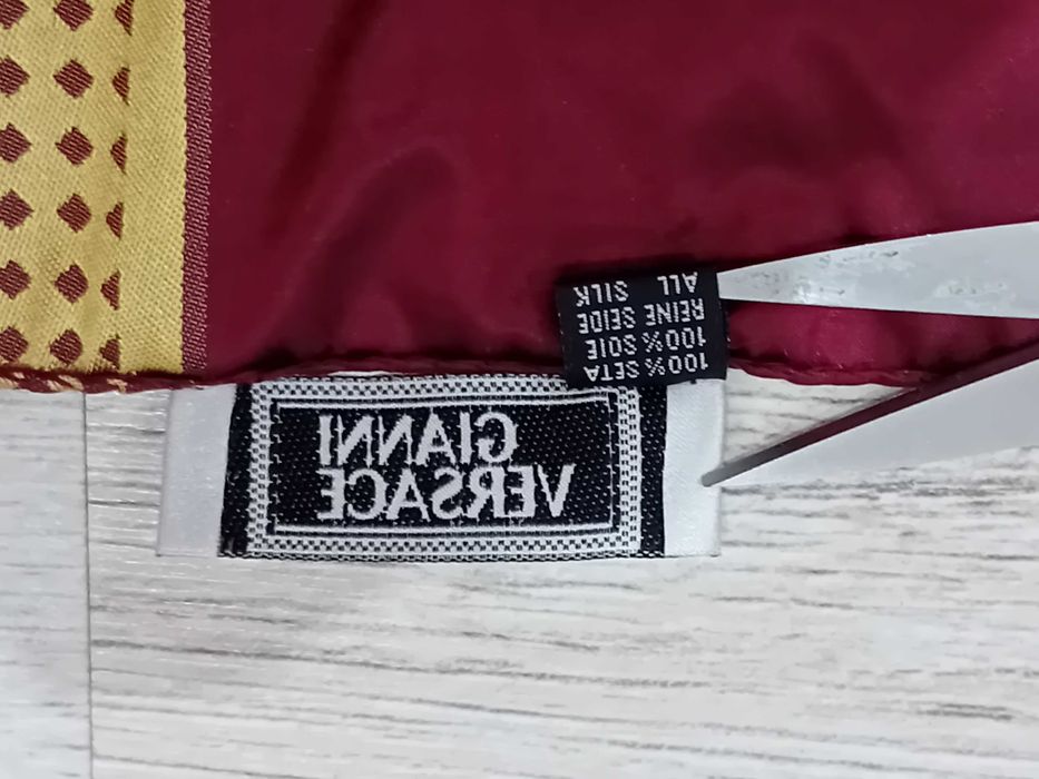 Eșarfă/Fular Gianni Versace silk- Eșarfă rară Harley Davidson Biker 21