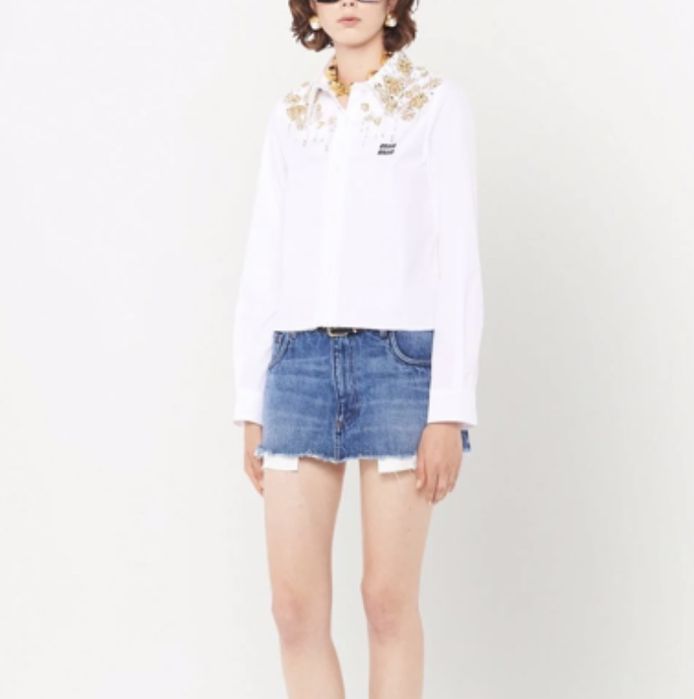 Miu miu риза бяла