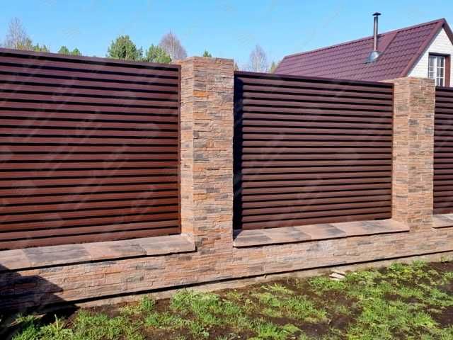 Забор жалюзи еврозабор