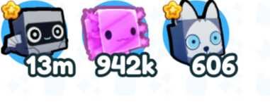 Продам питомцев в Pet Simulator X (читайте описание)