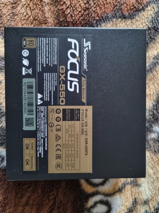 Sursa seasonic focus GX-550 in garantie
