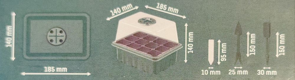 Set răsadnițe cu led