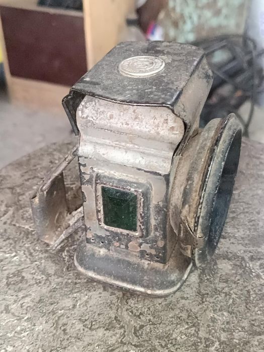 Стар немски фенер за колело