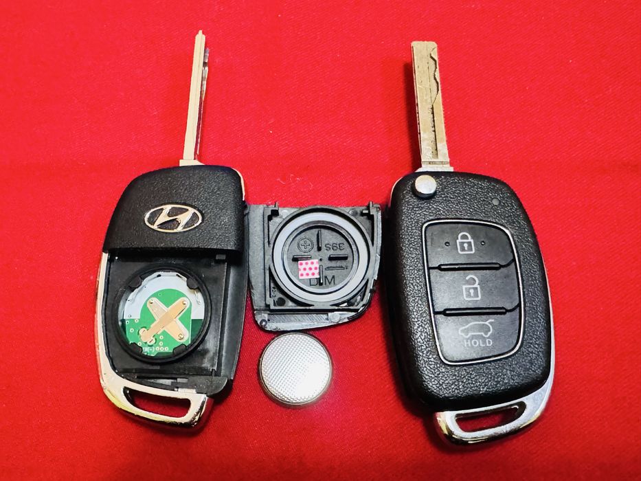 Ключ за Hynday  Santa Fe IX35/ I20/ I40 оригинален сгъваем с 3бутона