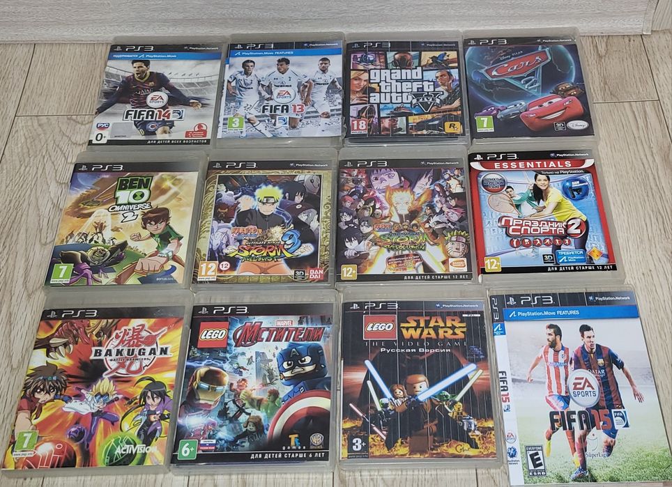 Диски Sony playstation 3