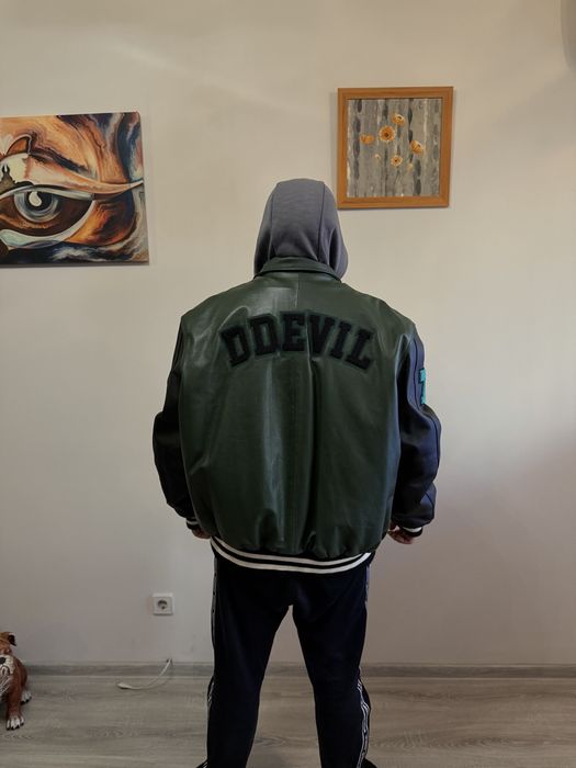 Кожено яке  -VARSITY ЯКЕ !