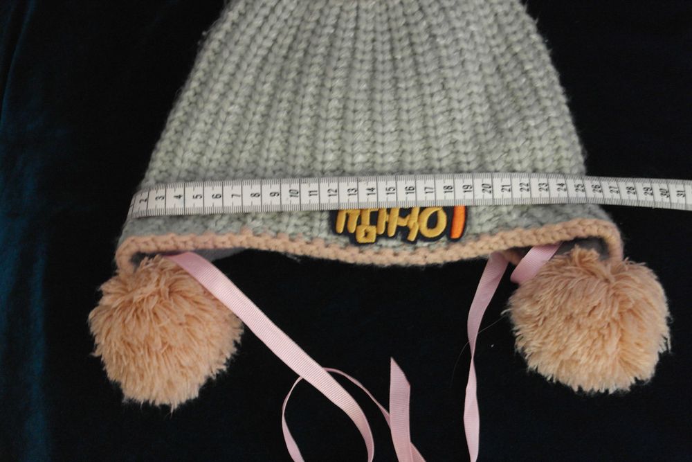 Шапка для девочки тёплая корейская