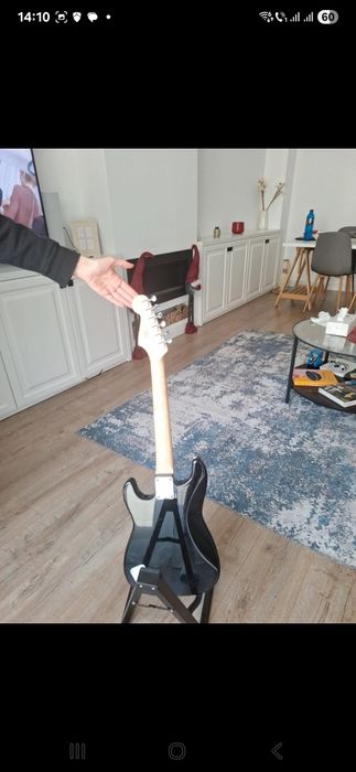 Fender Squier Mini Stratocaster V2 IL Black Chitară Electrica