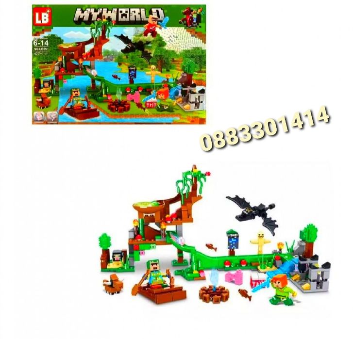 Конструктор Майнкрафт Minecraft 427 части