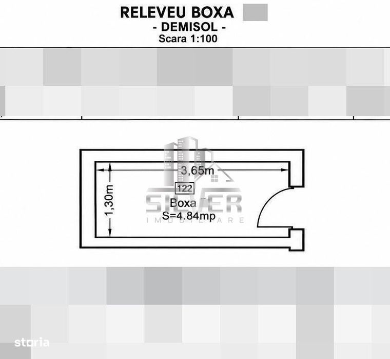 Apartament cu 3 camere/66.3mp/parcare/boxa/zona Bazei Sportive.
