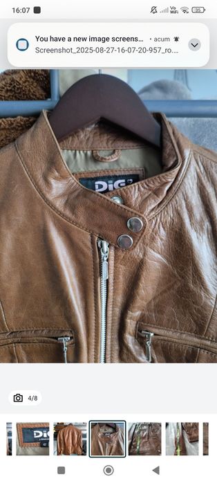 Geaca dama piele naturala Dig London 42(L)