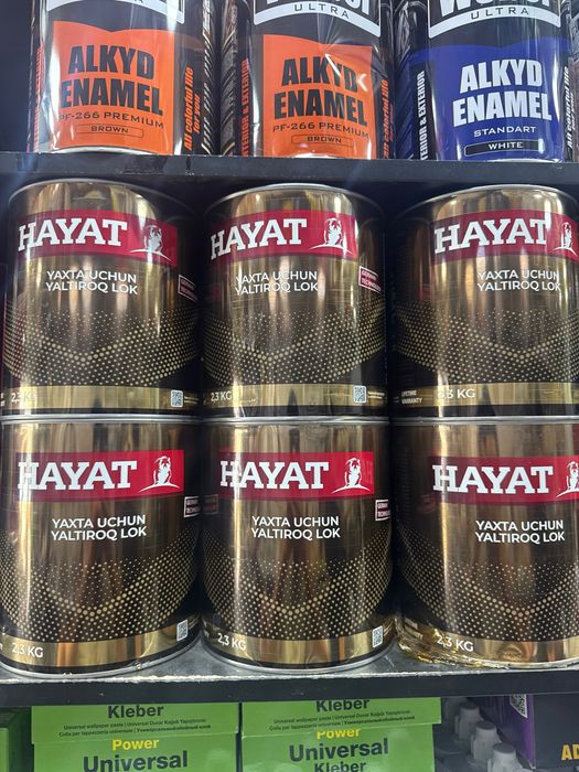 Hayat grundovka va emulsiyalar optom narxda