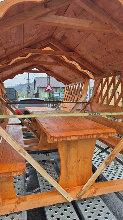 Filigorie lemn masiv rustic