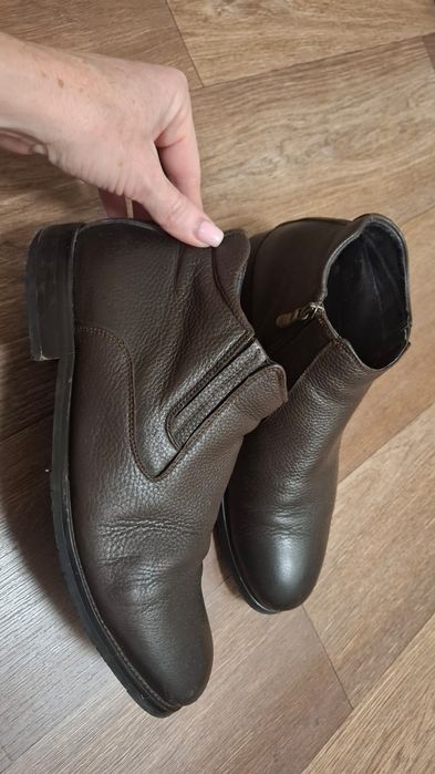 Мужские ботинки кожа, 41р.