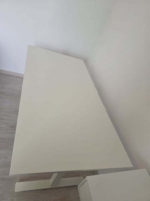 Birou Skarsta N Ikea intal regl 160x80 alb