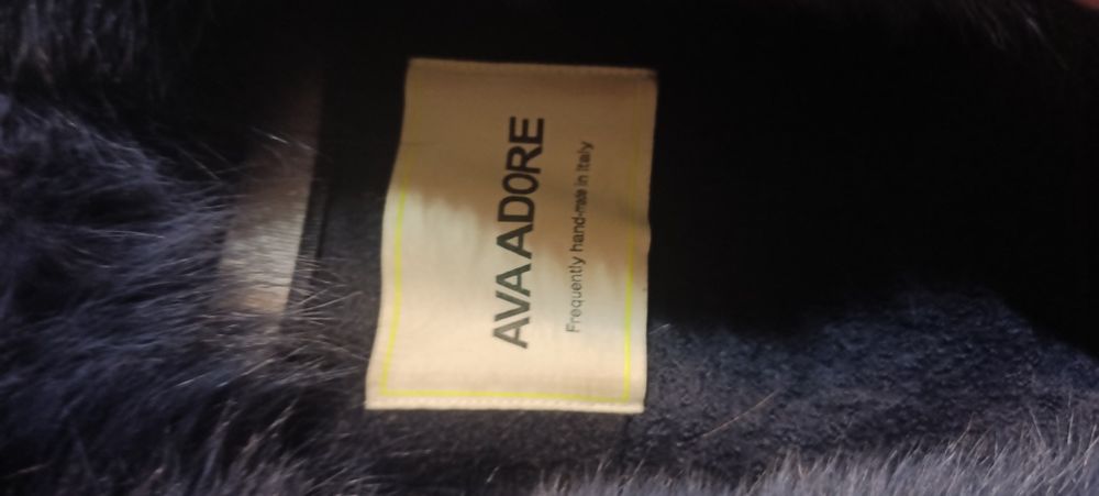 Дамско палто с естествена лисица М р-р