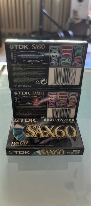 Casete audio TDK, Type II, sigilate.