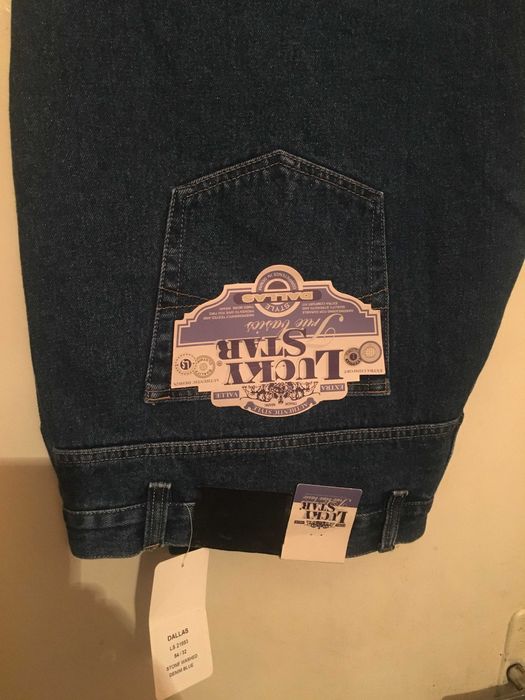 LUCKY star jeans, 132 см талия