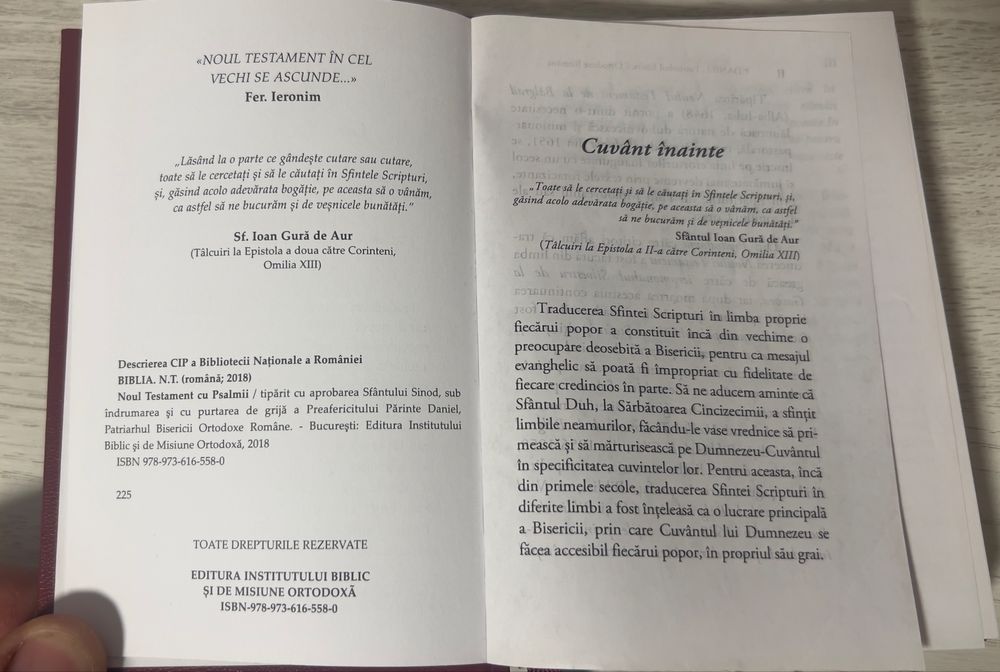 Biblia Ortodoxa si Cornilescu