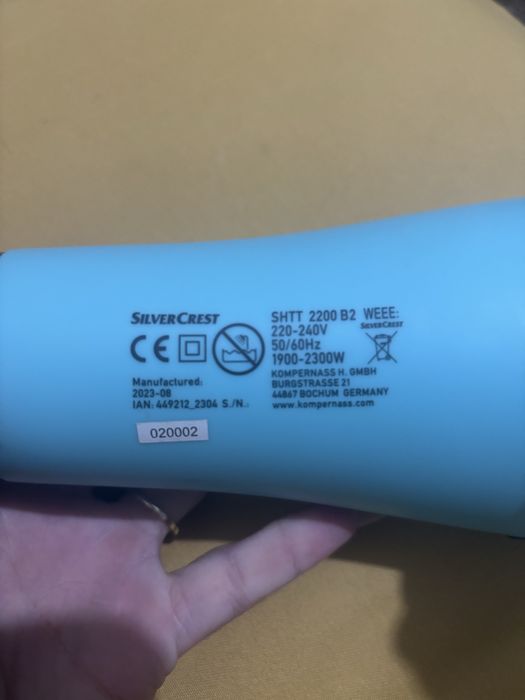 Uscător de păr SilverCrest – stare foarte bună