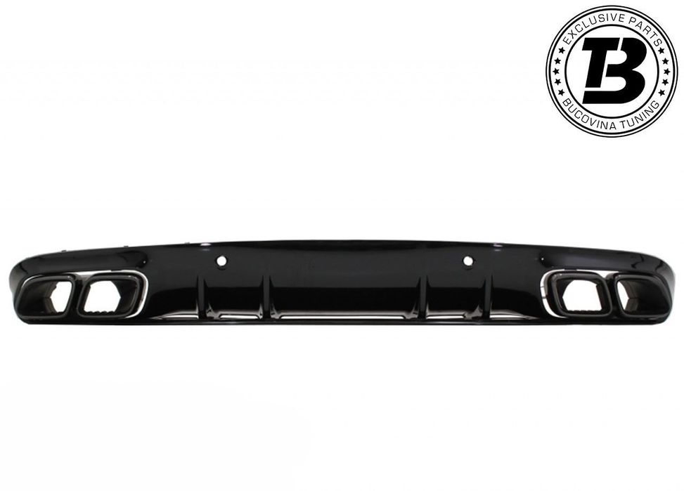 Difuzor Bara Spate cu Ornamente compatibil cu Mercedes C Class C205 A205 C63 Design