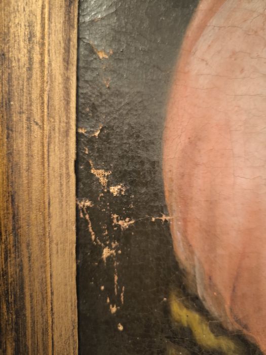 Стара религиозна картина – Богородица с Младенеца 19 век