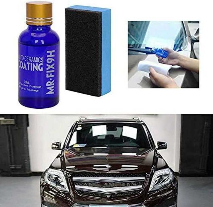 9H Керамично покритие/Течно стъкло за предпазване на автомобилна боя.