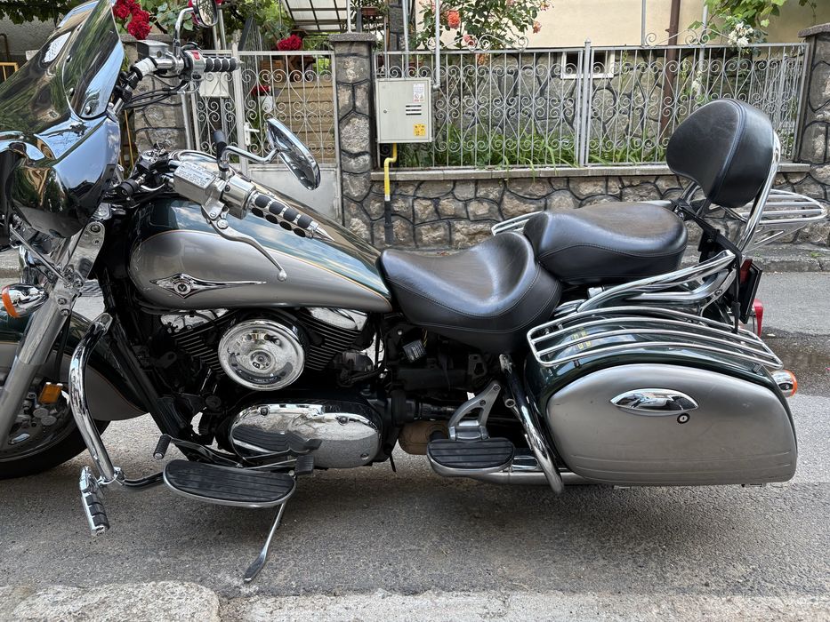 Kawasaki VN 1600 Classic 2006 – Parbriz, Coburi Rigide, Spătar, Pregătită de Drum