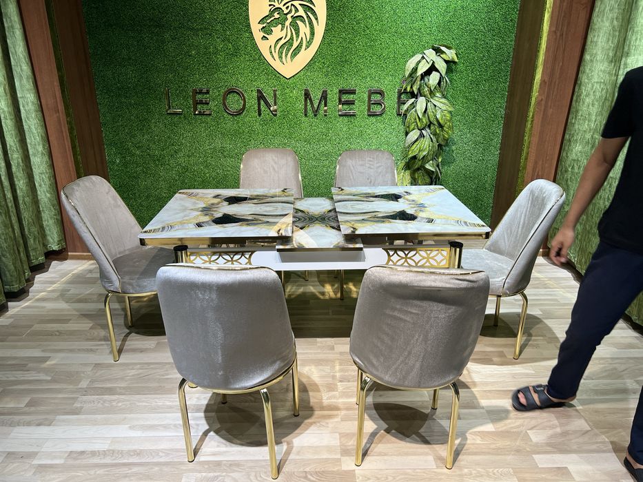 Стол стул Турца 6 кишилик