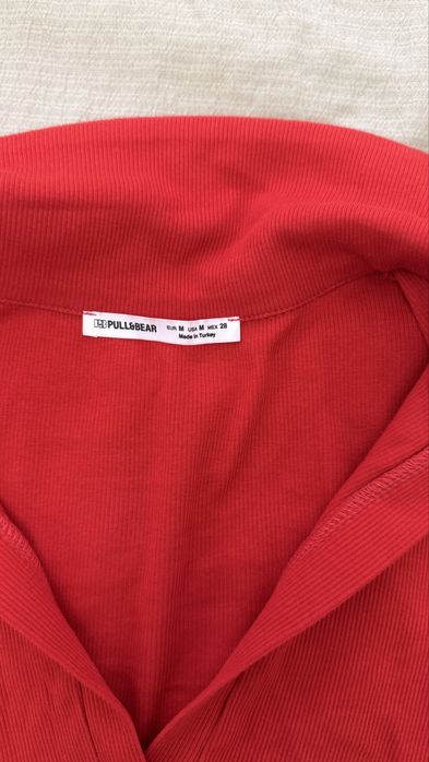 Топ с воротником Pull & Bear
