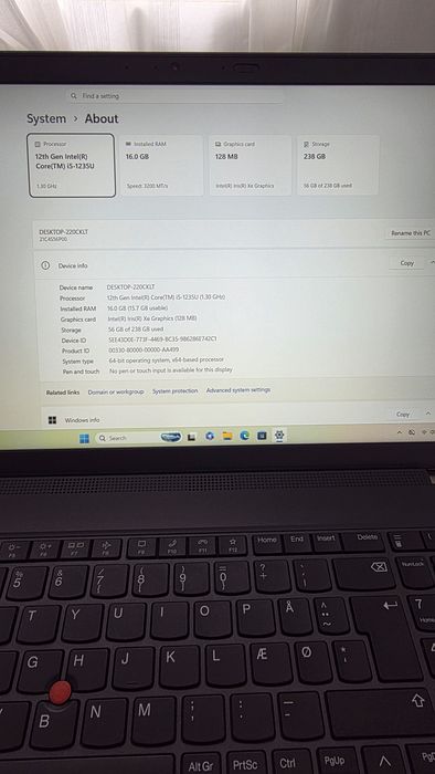 Lenovo ThinKpad L15 i.5 1235U 16 gb ddr4!