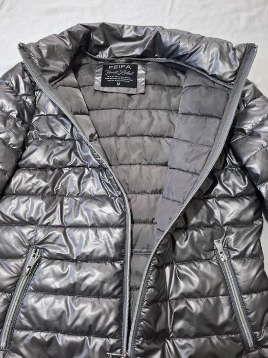 Geacă damă,  argintie,  nr.M