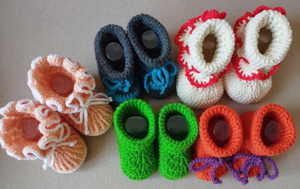 Пинетки, ручная работа