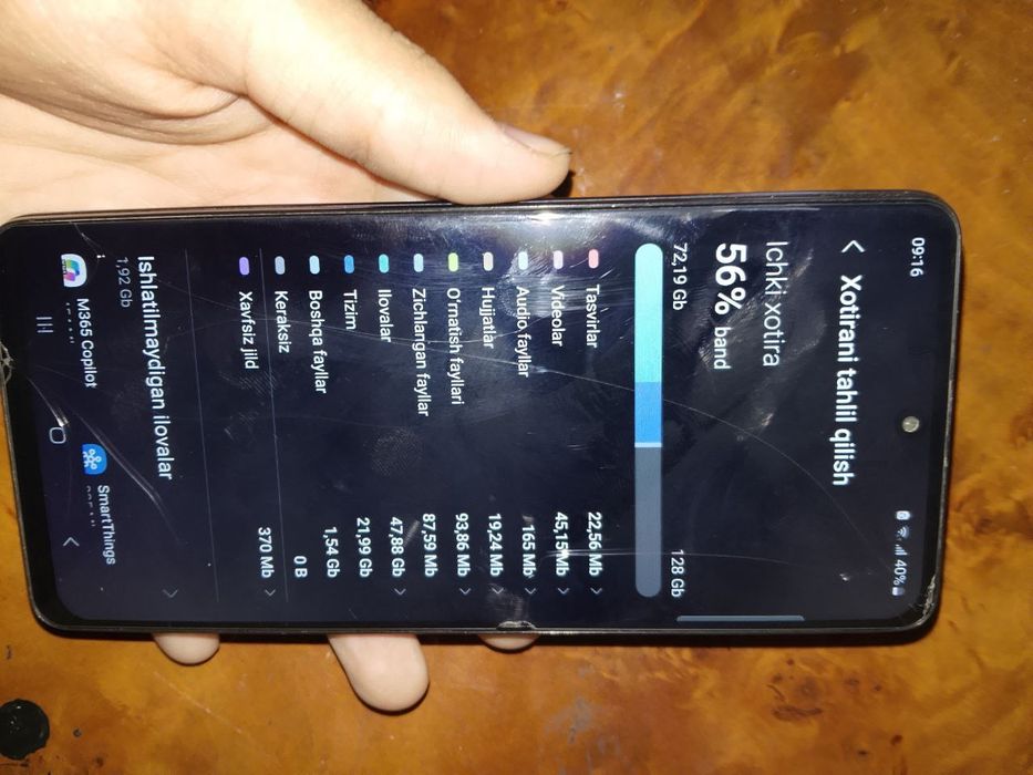 Samsung a51 obmenga ishlashi zor 128 xotirali