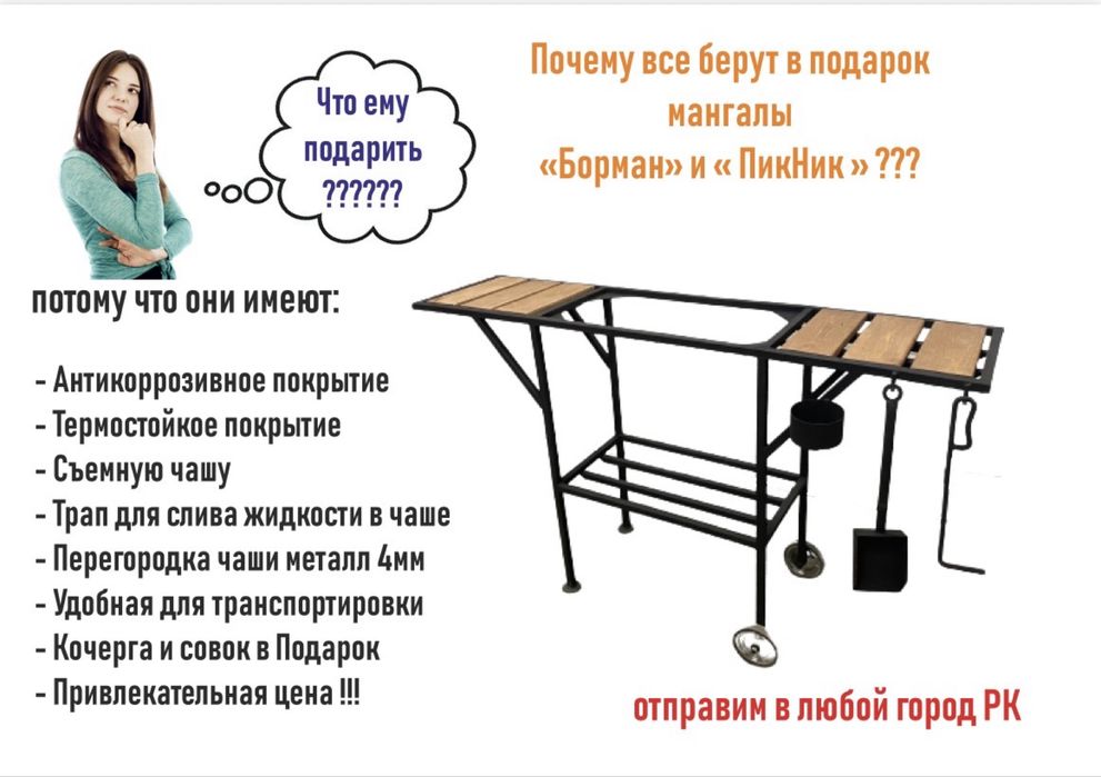 Мангал Пик-Ник и Борман