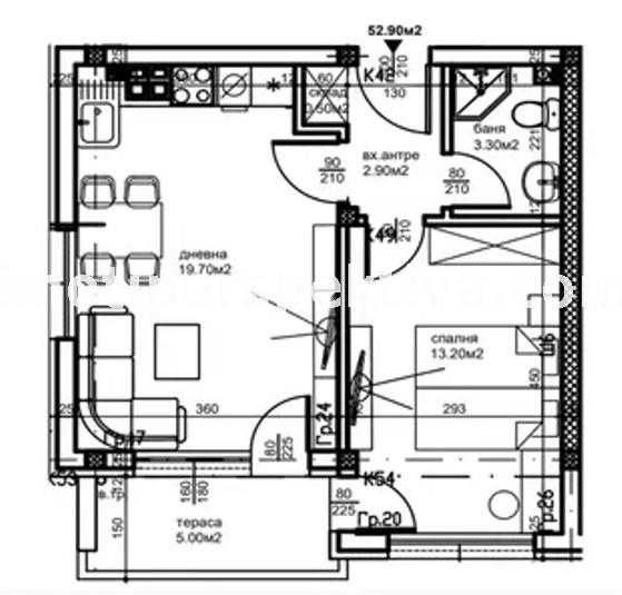 Продава се Двустаен апартамент в Пловдив, Остромила - 53 кв.м за 1684 €/кв.м - Снимка #6