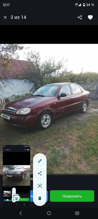 Продам чевроле Ланос 2007