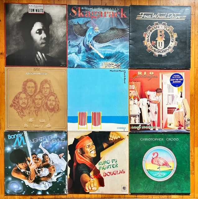 Col viniluri: Waits, Boney M, M. Davis, Beatles, Sincron, S. Chifiriuc