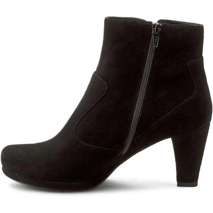 CLARKS № 35/36 – Дамски черни боти от ест велур "CLARKS ARTISAN" нови